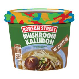 Ātri pagatavojamās udon nūdeles Kaludon ar sēņu garšu, 213 g