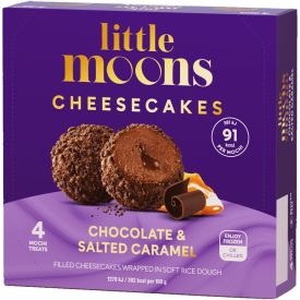 Chocolate – Salted Caramel Cheesecakes, Mochi, Dessert , frozen, 120g (4x30g)