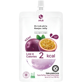 Konjac želeja ar marakujas garšu, ar saldinātājiem, Jelly. B, 150ml