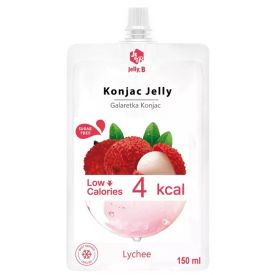 Конжаковое желе со вкусом личи, с подсластителями, Jelly.B, 150мл