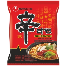 Instant noodle soup Shin Ramyun, Hot, 120g