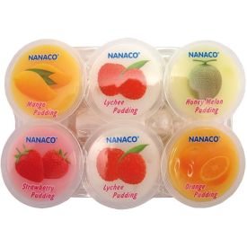 Želejas deserts Nata De Coco, 5 garšu mix, 480g (6x80g)
