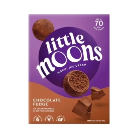 Šokolādes un mīkstas karameles gabaliņu saldējums Moči, 180g (6x30g)