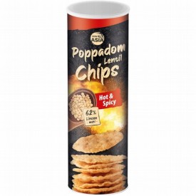 Lentil chips, hot & spicy, Bonasia; 70g