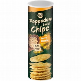 Lēcu čipsi, karija masala garša, Bonasia; 70g