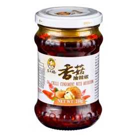 Čili eļļa ar šitake sēnēm, 210 g