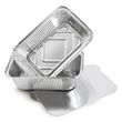 Tray with lid, aliuminium, (20.1x13.7x5cm), 901ml, 50 pcs